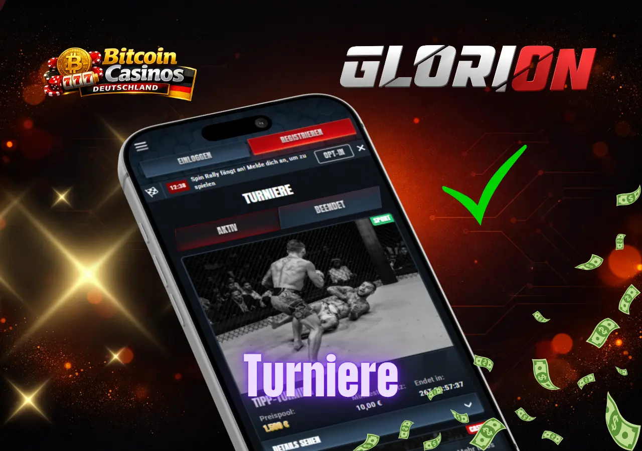 Glorion Casino Missionen und Belohnungssystem